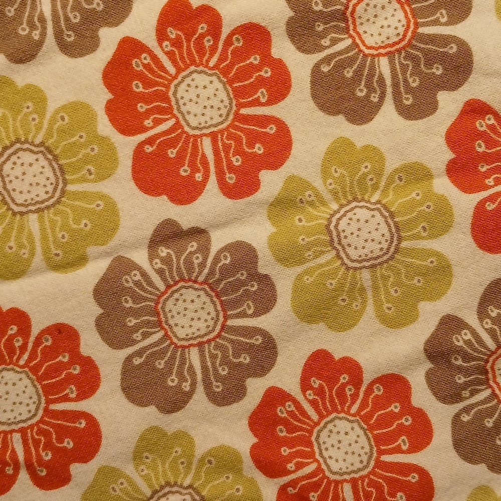 Source Unknown Floral Patterned Pants With Green … - image 4